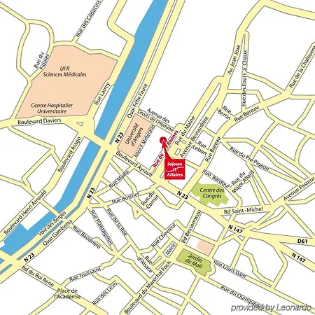 公寓式酒店 昂热美好假期中庭公寓式酒店 昂热