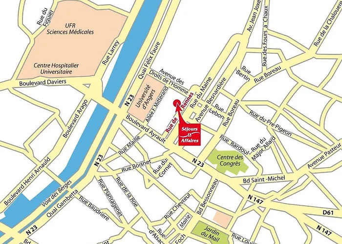 Aparthotel Sejours & Affaires Atrium Angers